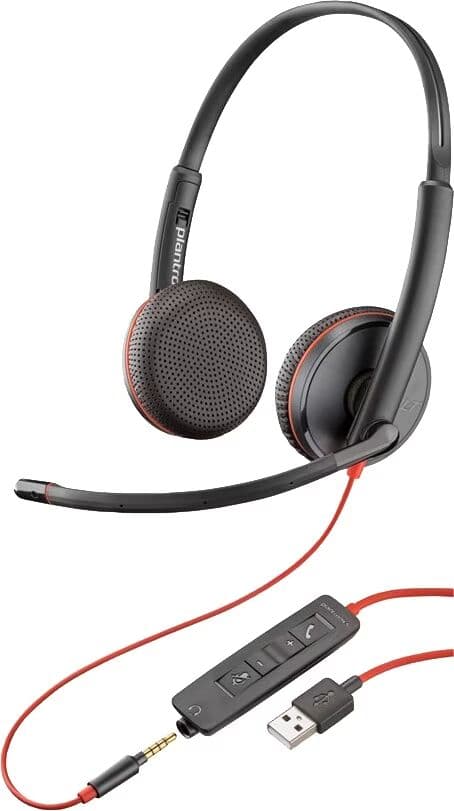 HP Poly Blackwire 3325 headsett USB-A
