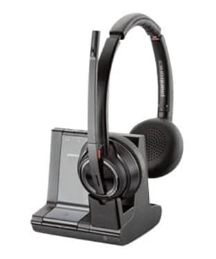 Poly Savi 8200 Series W8220/a Hodesett Stereo Svart