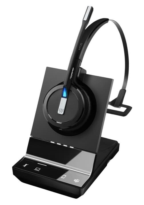 Epos Impact Sdw 5013T - Hodesettsystem - On-Ear - Konvertibel - Dect - Trådløs - Svart - Certified For Microsoft Teams, Optimert For Uc