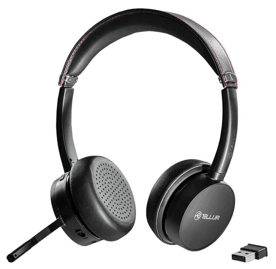 Headset Tellur Voice Pro Wireless Call Center-Headset Svart
