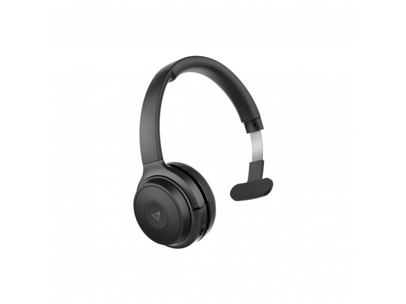 V7 Hb605m, Trådløs, Kontor/Kundesenter, 20 - 20000 Hz, 144,3 G, Hodesett, Sort, Grå