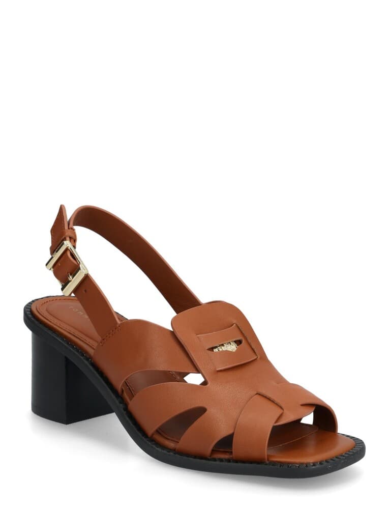 Tommy Hilfiger Cross Blocked Heel Sandal Brown 38 - main photo