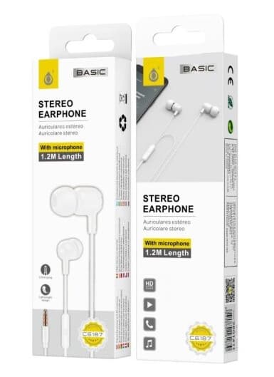 Oneplus Headset Med Mikrofon - Hvid