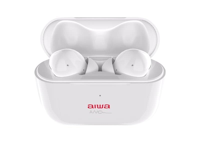 Aiwa Ebtw-888Anc/Wt, True Wireless Stereo (Tws), Samtaler/Musikk, Hodesett, Hvit