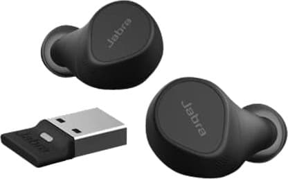 Jabra Evolve2 Buds - With Wireless Adapter True Wireless-hodetelefoner Usb-a Via Bluetooth-adapter Microsoft Teams Stereo Svart