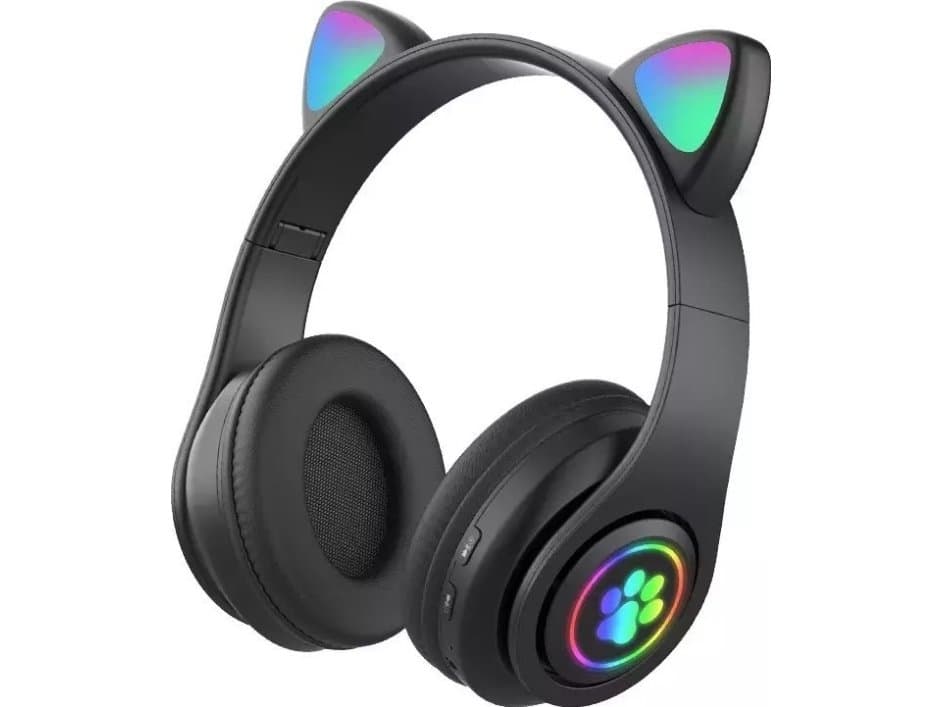 Goodbuy Paws Wireless Headphones For Children/Bluetooth 5.0/Black