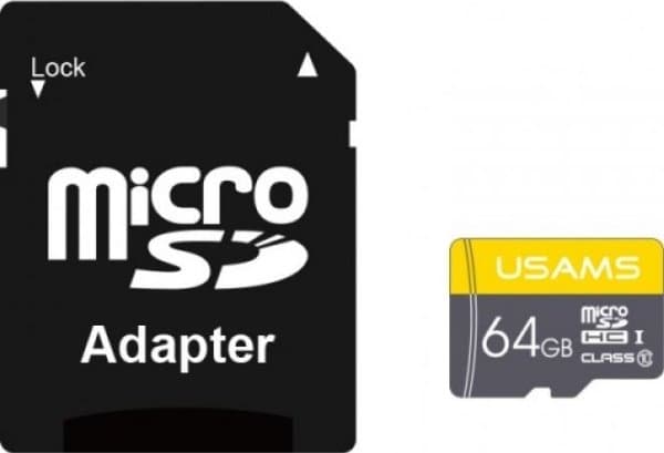 Minnekort Karta Usams Micro Sdhc 64 Gb Class 10 U1 (Zb119tf01)