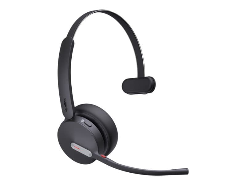 Yealink Bh70 Mono Uc - Hodesett - On-Ear - Bluetooth - Trådløs - Usb-C Via Bluetooth-Adapter - Svart - Optimert For Uc