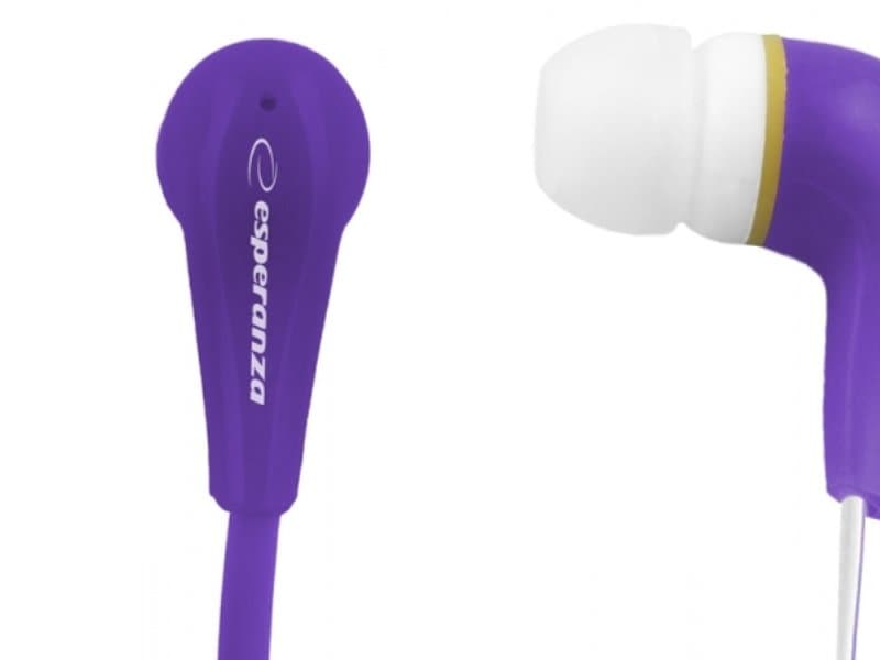 Esperanza Eh146v, Hodetelefoner, In-Ear, Fiolett, 1,2 M, Koblet Med Ledninger (Ikke Trådløs), Intraaural
