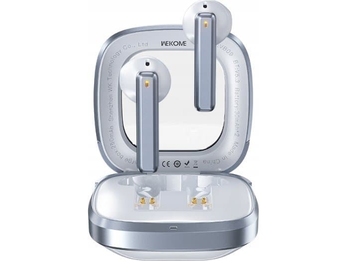 Wekome Vb09 Cyerin Series - Trådløse Bluetooth V5.3 Tws-Øretelefoner Med Ladeveske (Hvit)