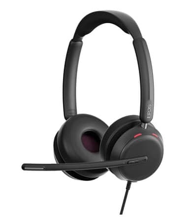 Epos Impact 860 Hodesett Usb-a, Usb-c Optimert For Uc Stereo Svart