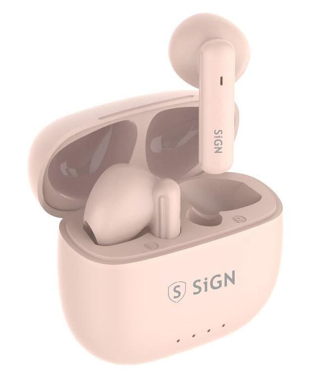 SIGN Ultra Pods Wireless Earphones - Pink