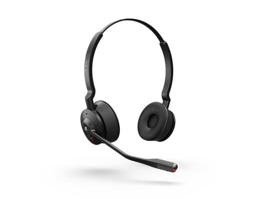 Jabra Engage 55 Uc Stereo, Trådløs, Kontor/Kundesenter, 83 G, Hodesett, Sort