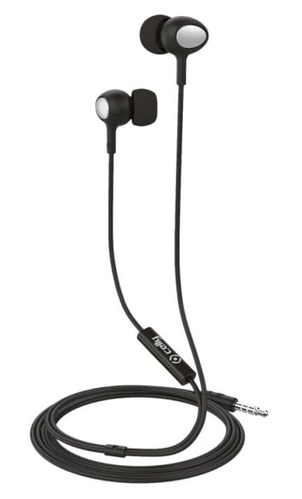 Celly Up500bk - Ørepropper Med Mikrofon - Ørepropp - Kablet - 3,5 Mm Jakk