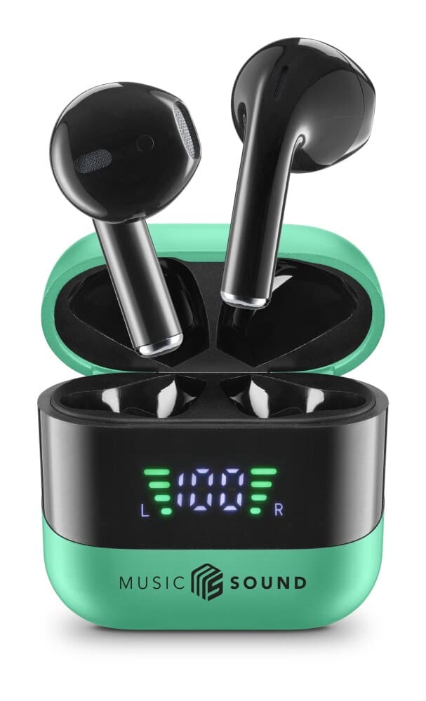 MusicSound SPARK TWS Ørepropper Grønn