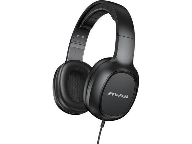 Awei Awei Headphones Earphones Gm-6 Jack 3.5Mm Black/Black