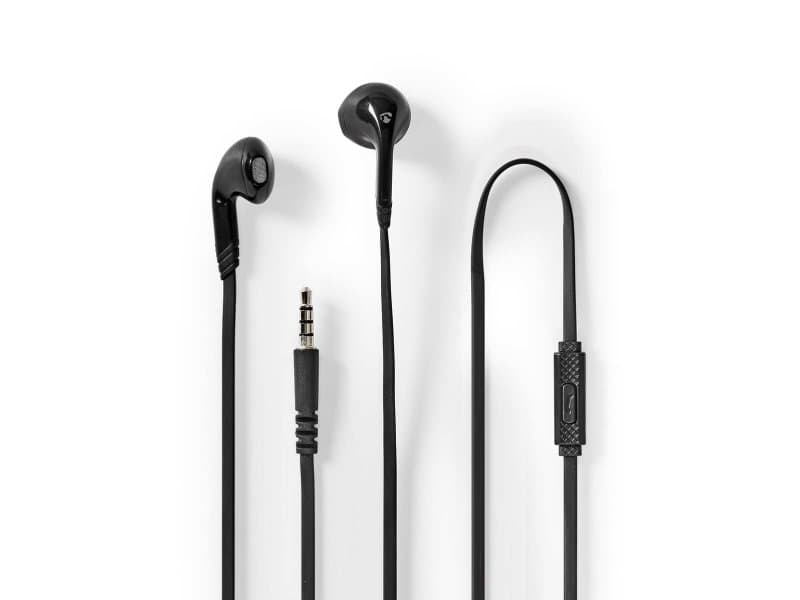 Nedis Hpwd2021bk, Koblet Med Ledninger (Ikke Trådløs), Samtaler/Musikk, 20 - 20000 Hz, 16 G, Hodesett, Sort