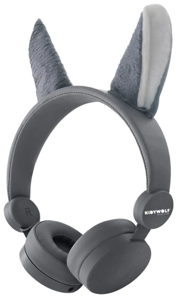 Kidywolf-Hodetelefoner Med Kabel Og Avtakbare Ulveører