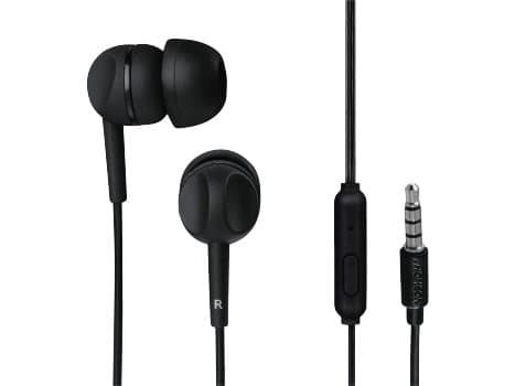 Thomson Ear3005bk, Koblet Med Ledninger (Ikke Trådløs), 20 - 20000 Hz, Samtaler/Musikk, Hodesett, Sort