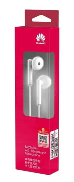 Huawei AM115 Hodesett Koblet med ledninger (ikke trådløs) In-ear Samtaler/musikk Hvit