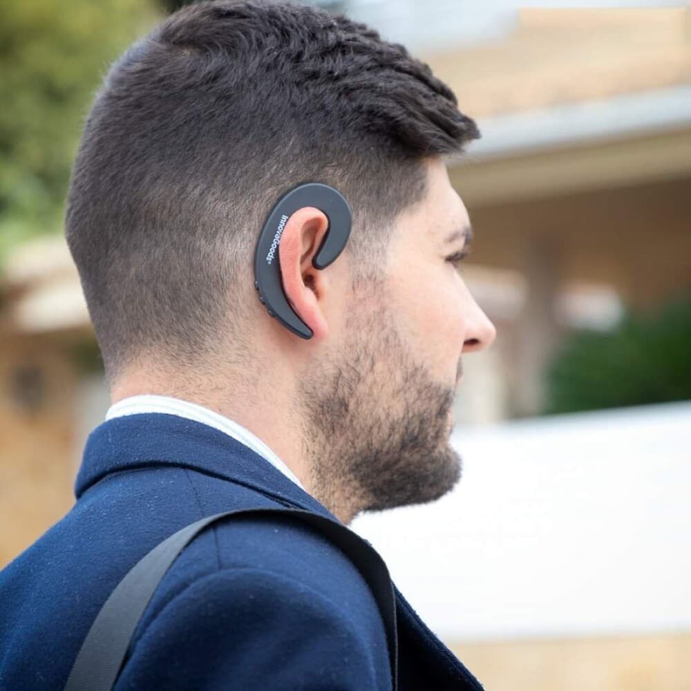 Trådløst headset - Bluetooth - svart