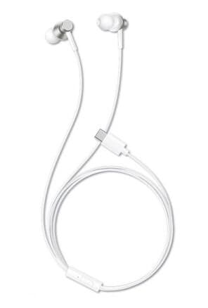Baseus Encok Cz11 Wired Earphones Moon White