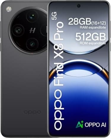 Oppo Find X8 Pro 16GB/512GB Svart