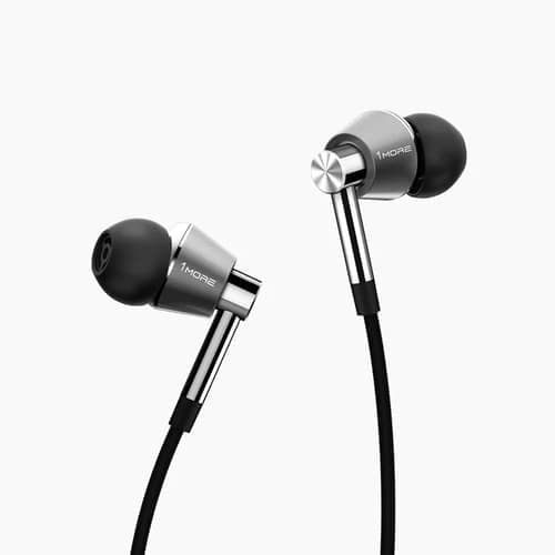 1more 1more Triple Driver Ørepropper 3,5 Mm Jakk Stereo Sølv