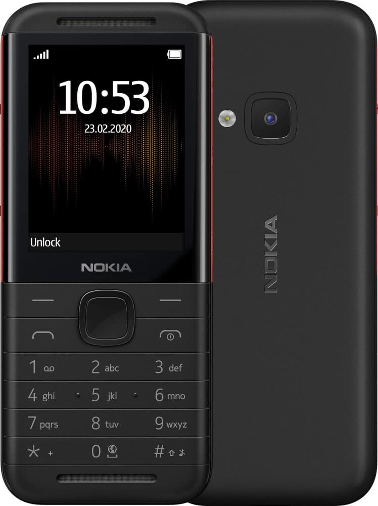 Nokia 5310 XpressMusic Sort/Rød