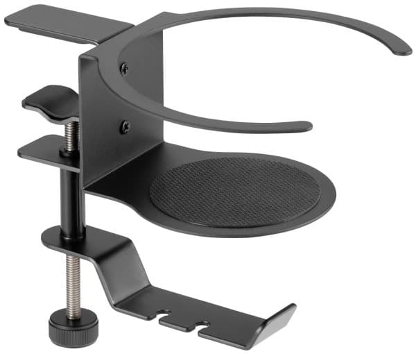 Speaka Professional Sp-Hch-120, Hodetelefonholder, Stål, 250 G, Sort