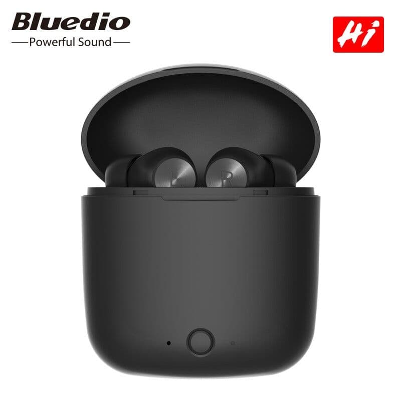 Bluedio In-Ear Wireless Stereo Øreplugger Bluetooth 5.0 - Svart