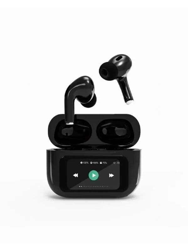 Gembird BT TWS in-ears with LCD display and ANC Svart