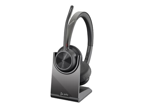 Poly Voyager V4320 Teams Charge Stand - (kuppvare Klasse 2) Hodesett Usb-a Microsoft Teams Stereo