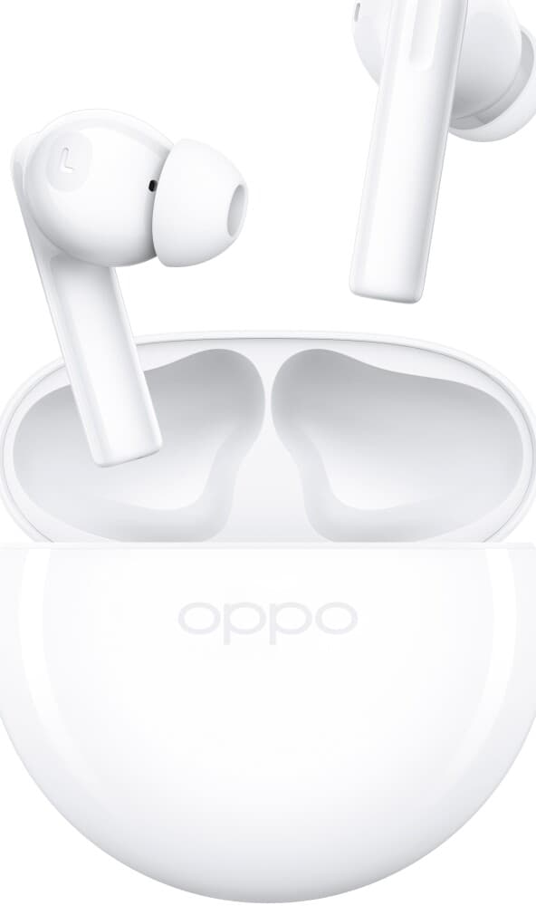 Oppo Enco Buds 2, True Wireless Stereo (Tws), Samtaler/Musikk, 20 - 20000 Hz, Hodesett, Hvit