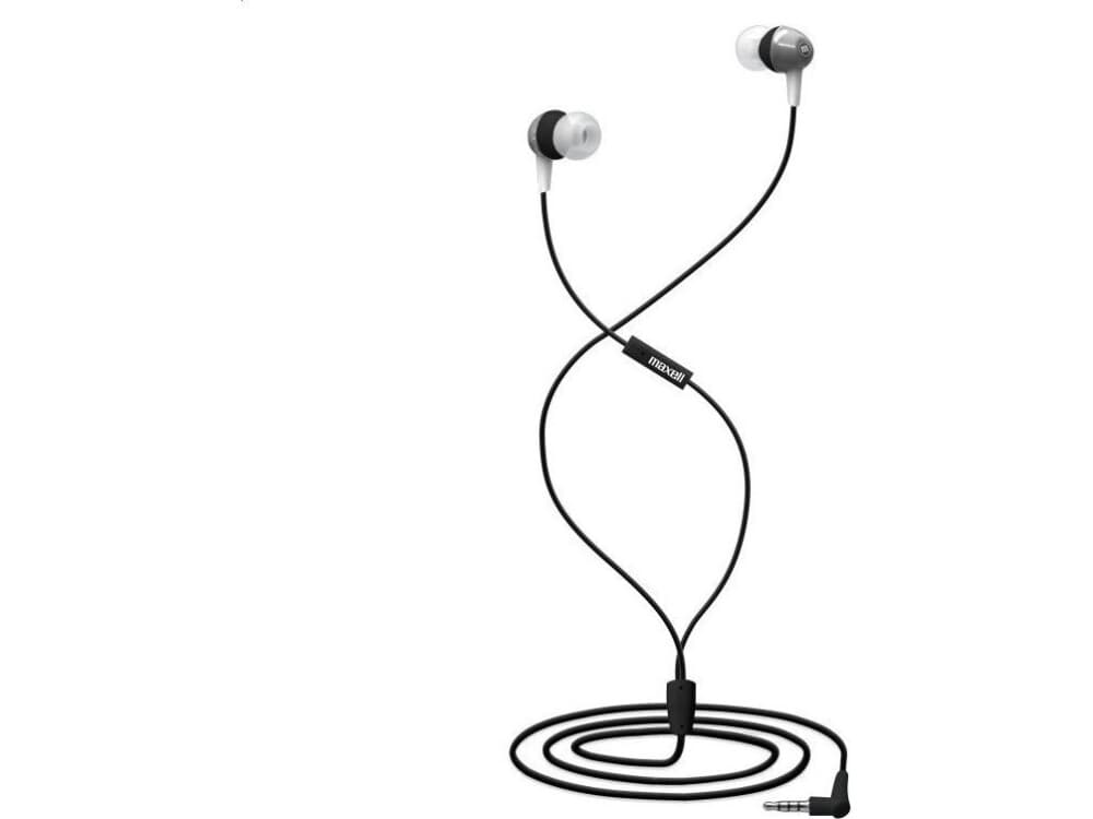 Maxell Headphones Maxell Eb-Cloud9 Headphones With Microphone Silicone Black