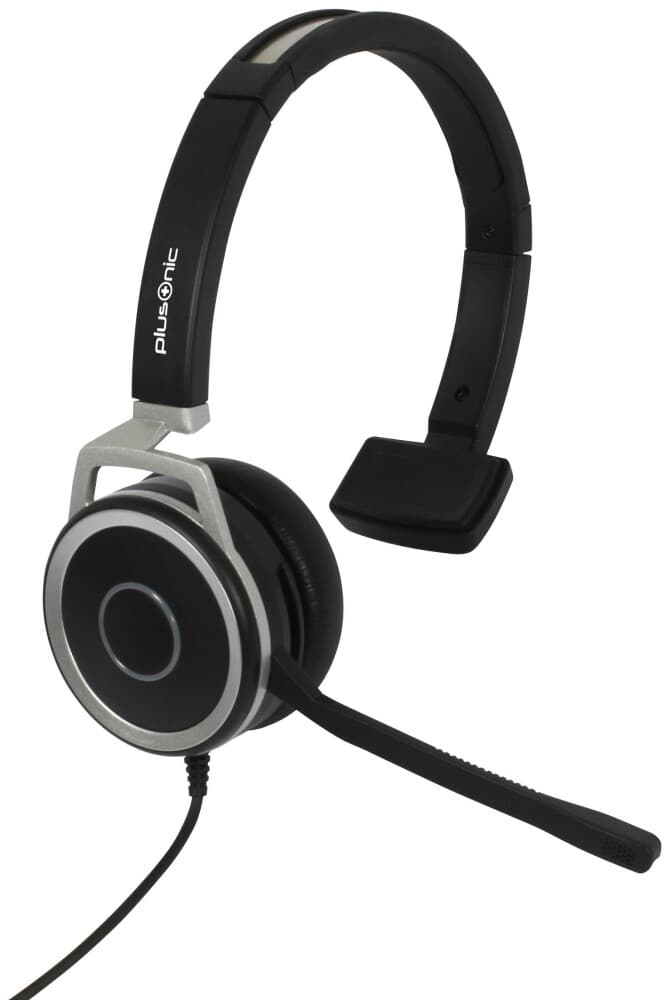 Plusonic Business 151P Headset med mikrofon Svart
