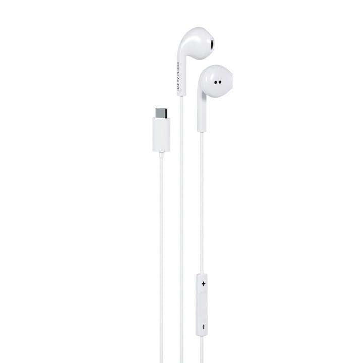 Happy Plugs Hodetelefon In Ear USB C Kablet Hvit