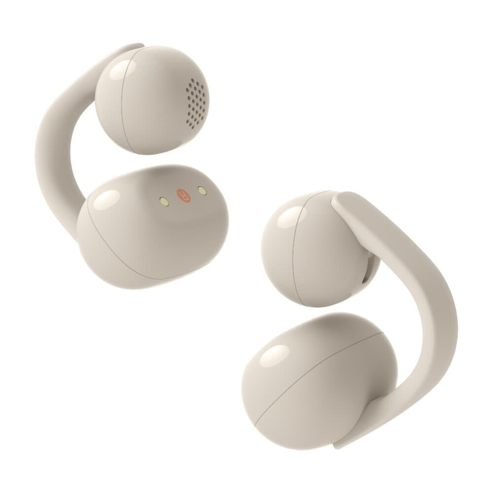 Sony LinkBuds Clip åpne øretelefoner Gråbeige