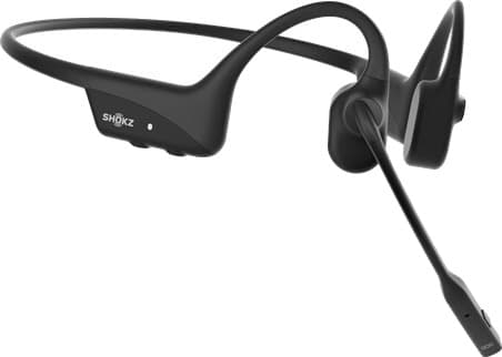 Shokz OpenComm2 2025 Upgrade Svart