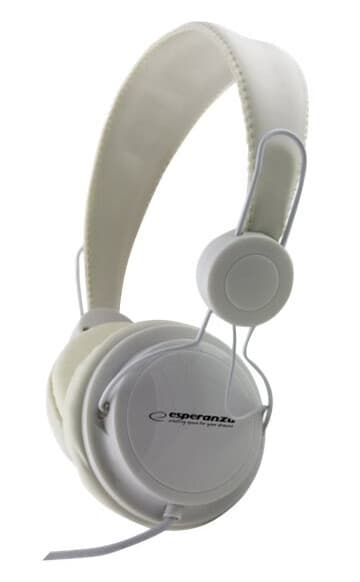 Esperanza Sensation - Hodetelefoner - Full Størrelse - Kablet - Hvit