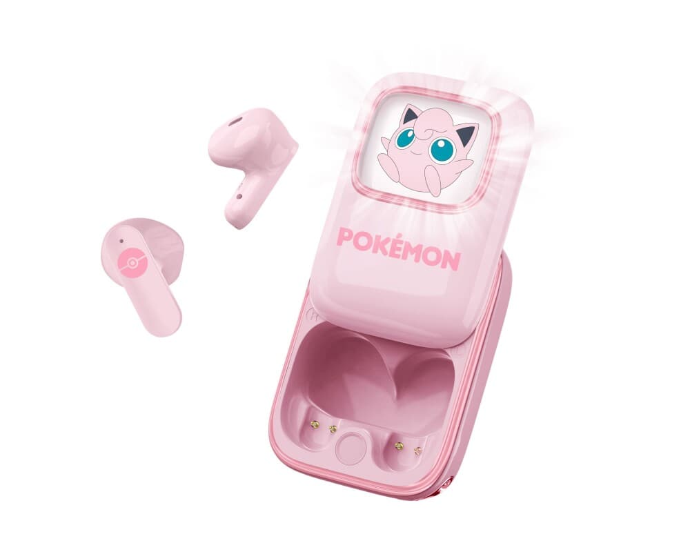 OTL Pokmon Jigglypuff Slide TWS Earphones Rosa