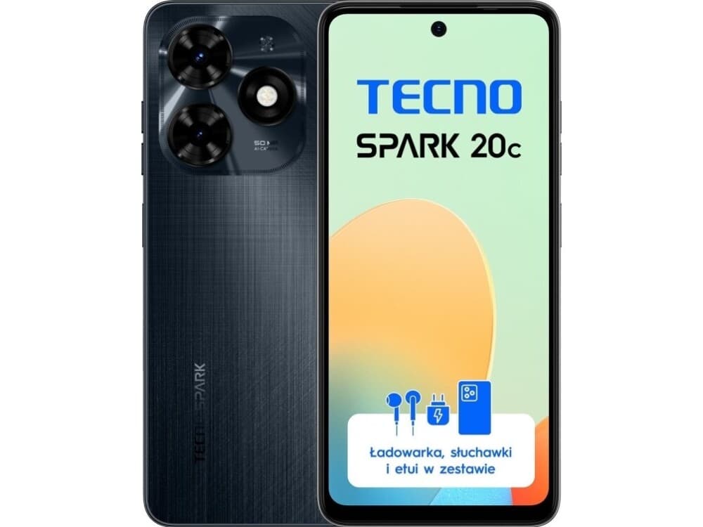 Tecno Spark 20C 8GB/128GB Gravity Svart