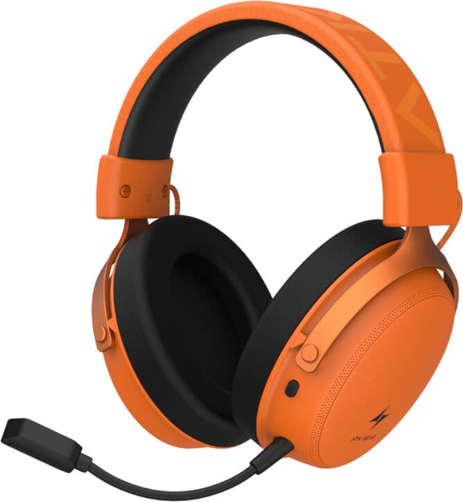 Atk N9 Ultra Trådløst Gaming Hodesett Oransje