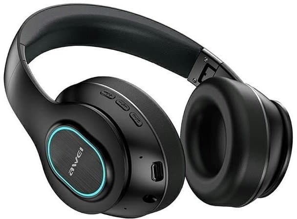 Awei On-Ear Bluetooth-Hodetelefoner A100bl Svart/Svart