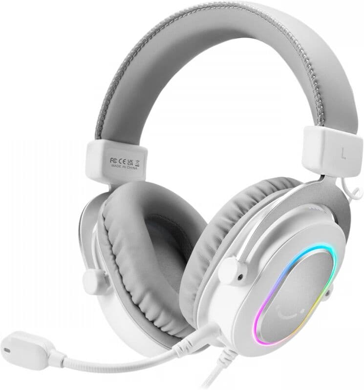 Fifine H6 Usb 7.1 Gaming Headset Rgb - Hvit