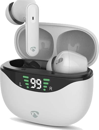 Nedis Fully Wireless Earphones Hvit