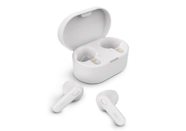 Philips Tat1138wt, Trådlös, 20 - 20000 Hz, Samtal/Musik, 37 G, Headset, Vit