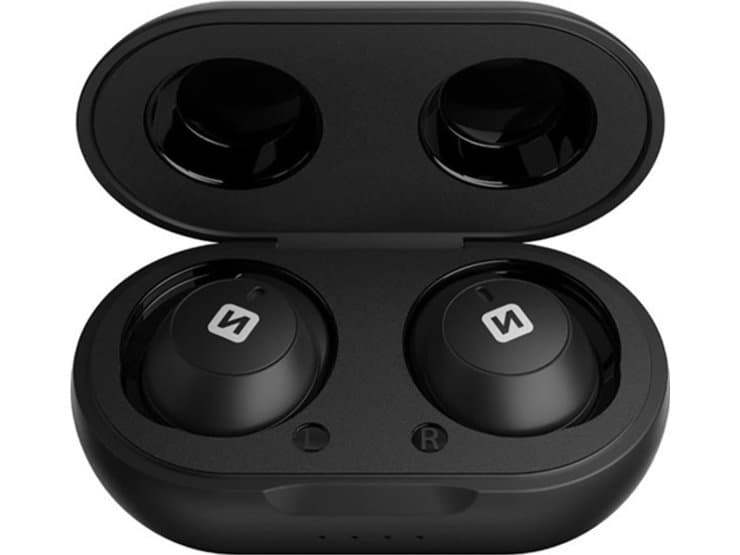 Swissten Stone Buds Bluetooth 5.0 Stereo Austiņas Med Mikrofon Melnas
