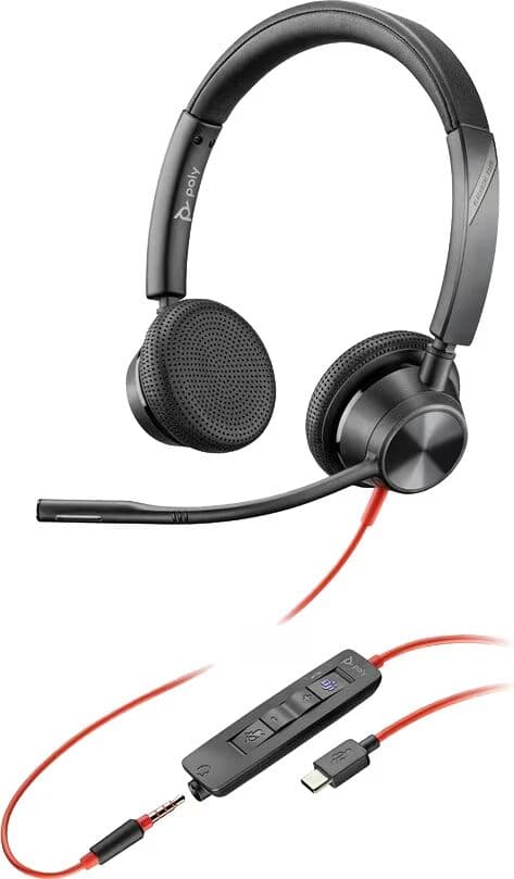 HP Poly Blackwire 3325 MS Teams headsett USB-C