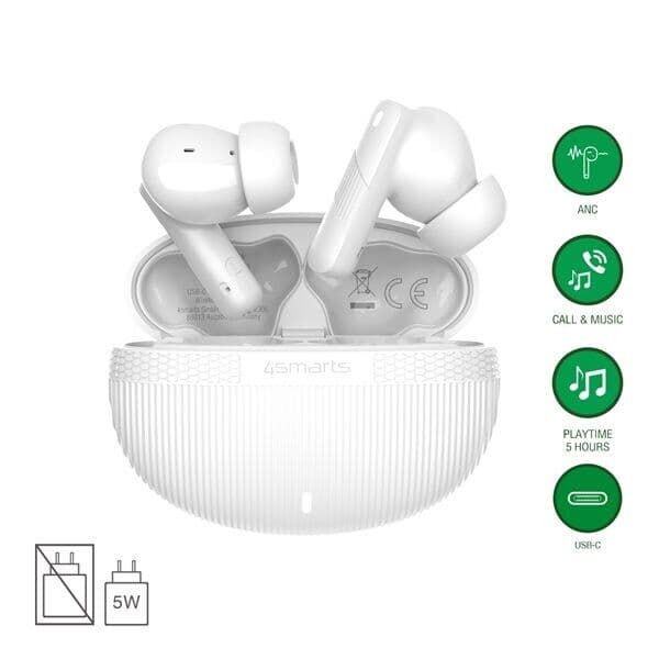 4smarts SkyBuds Pro ANC Hvit